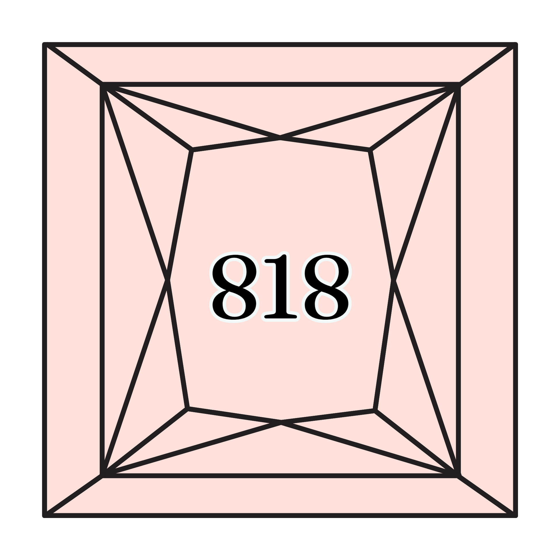 True North Diamond Art Square Diamond Drills 818 - Baby Pink - Square Bulk Diamond Drills