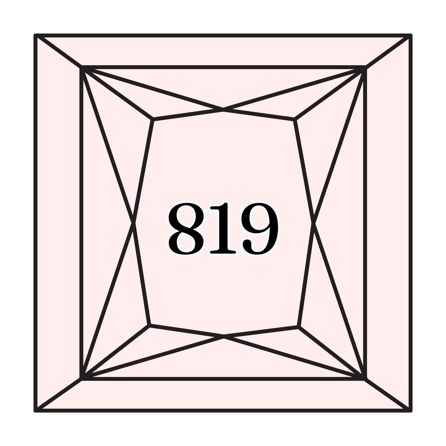 True North Diamond Art Square Diamond Drills 819 - Light Baby Pink - Square Bulk Diamond Drills