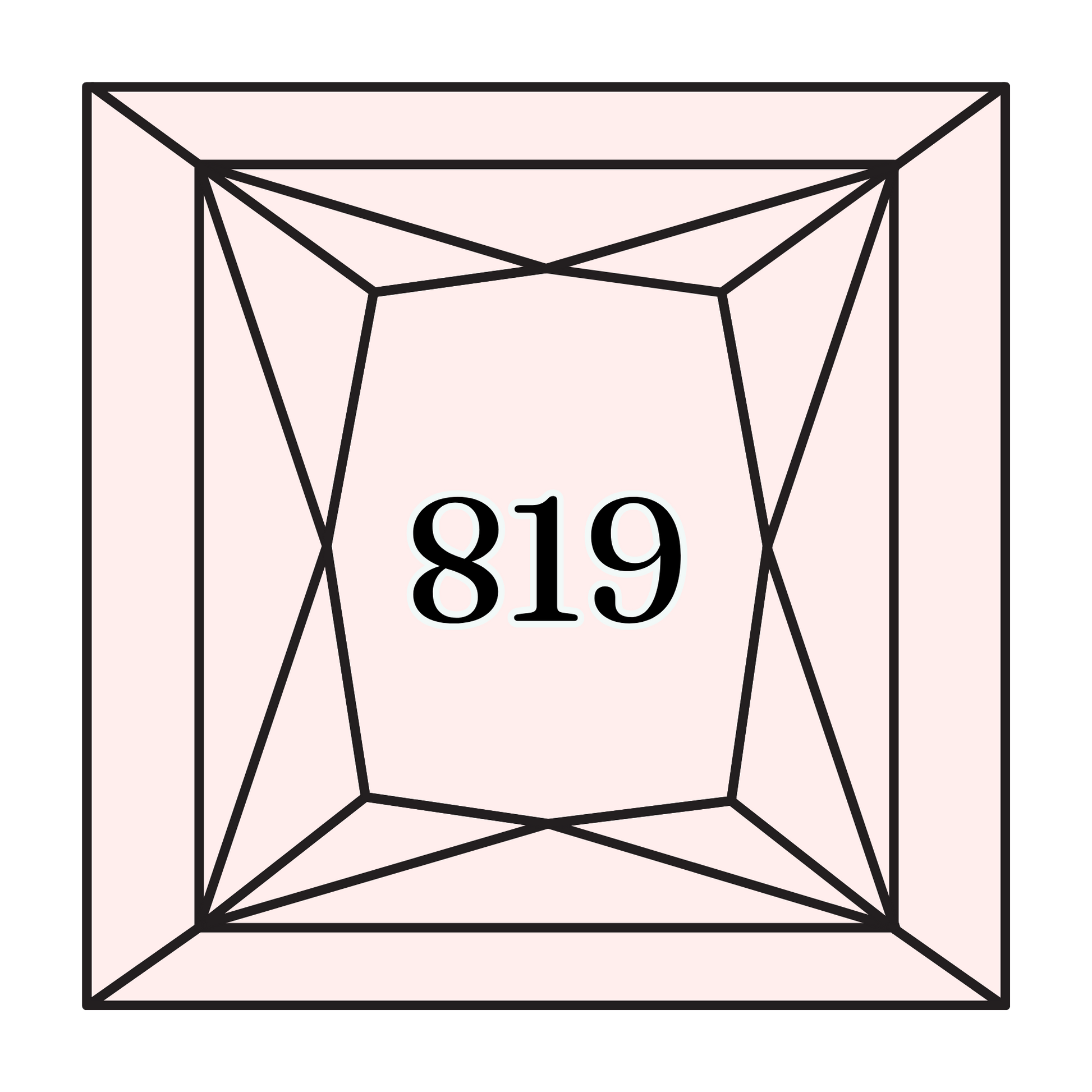 True North Diamond Art Square Diamond Drills 819 - Light Baby Pink - Square Bulk Diamond Drills