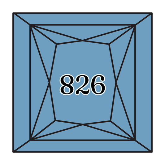 True North Diamond Art Square Diamond Drills 826 - Medium Blue - Square Bulk Diamond Drills