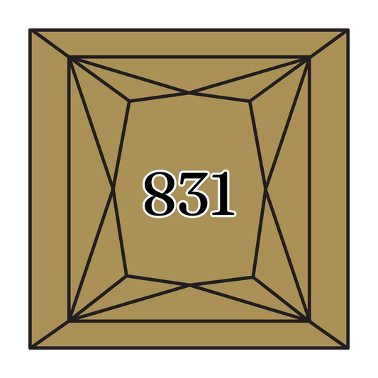 True North Diamond Art Square Diamond Drills 831 - Medium Golden Olive - Square Bulk Diamond Drills