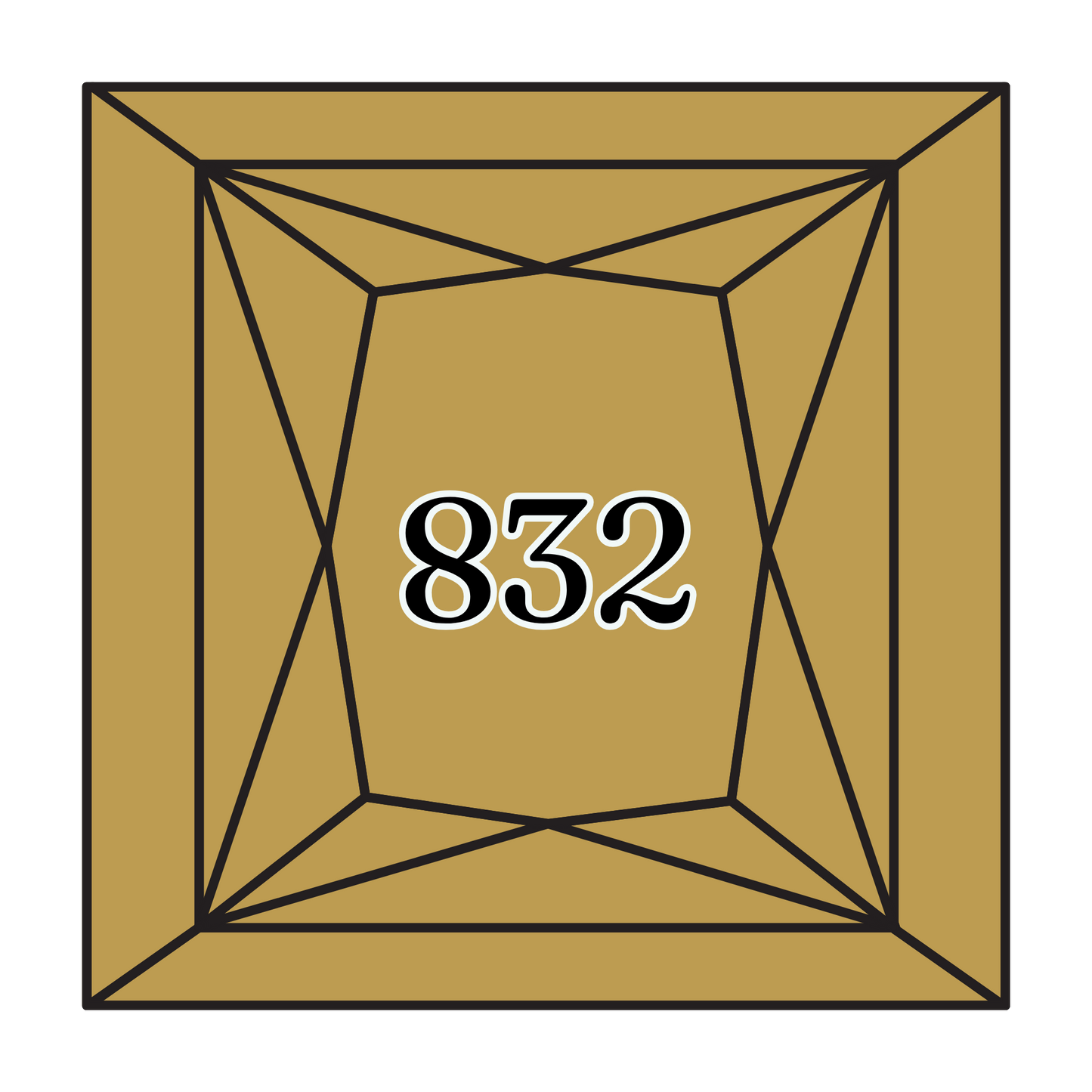 True North Diamond Art Square Diamond Drills 832 - Golden Olive - Square Bulk Diamond Drills