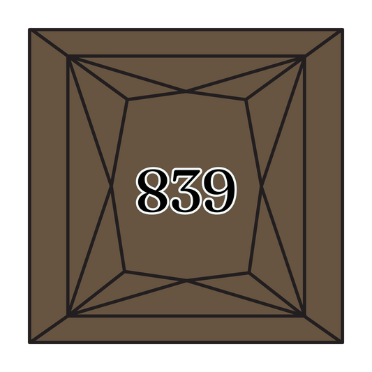 True North Diamond Art Square Diamond Drills 839 - Dark Beige Brown - Square Bulk Diamond Drills