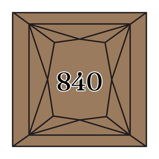 True North Diamond Art Square Diamond Drills 840 - Medium Beige Brown - Square Bulk Diamond Drills