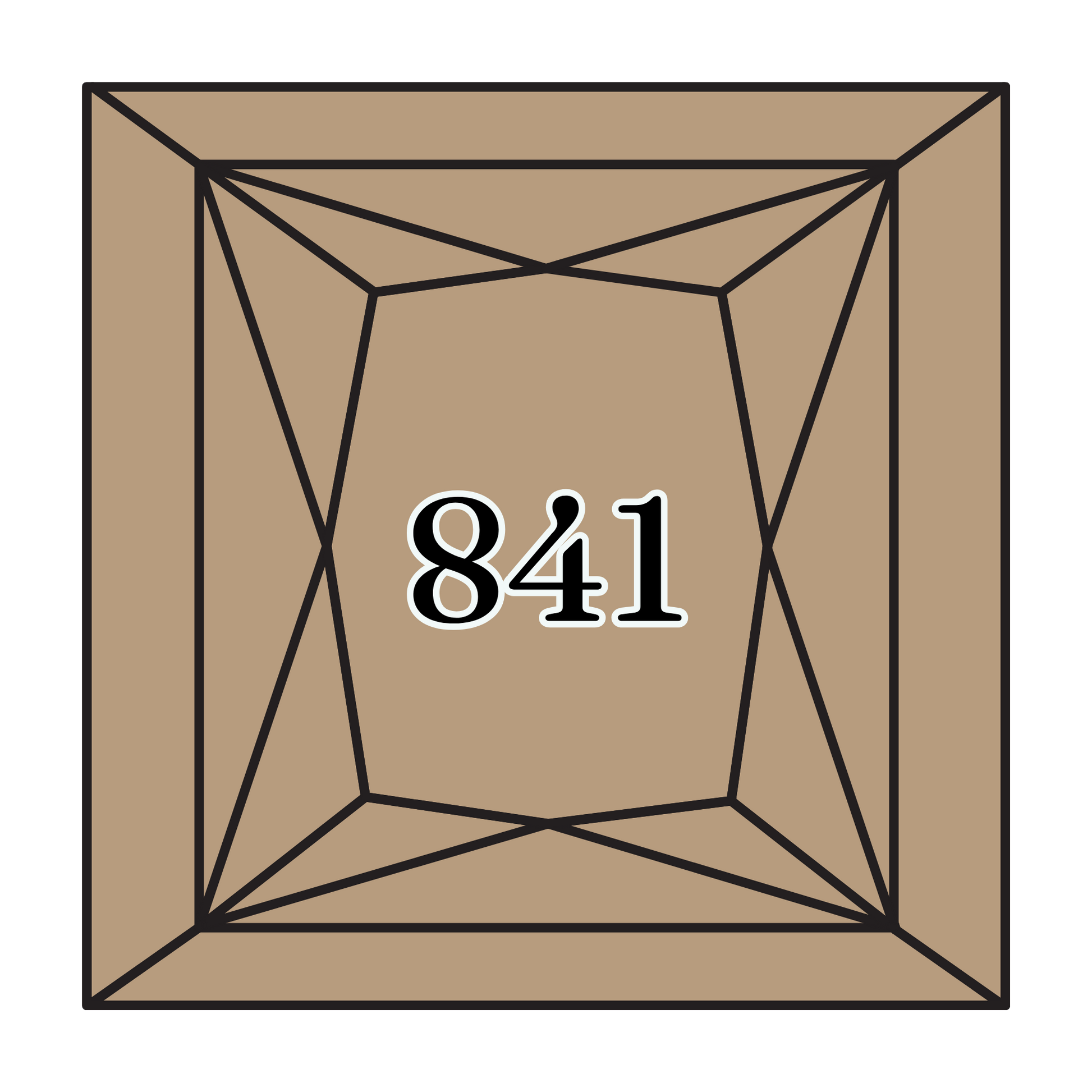 True North Diamond Art Square Diamond Drills 841 - Light Beige Brown - Square Bulk Diamond Drills