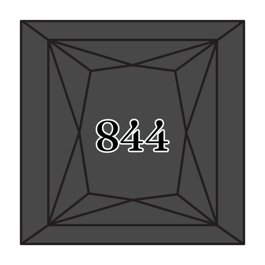 True North Diamond Art Square Diamond Drills 844 - Ultra Dark Beaver Grey - Square Bulk Diamond Drills