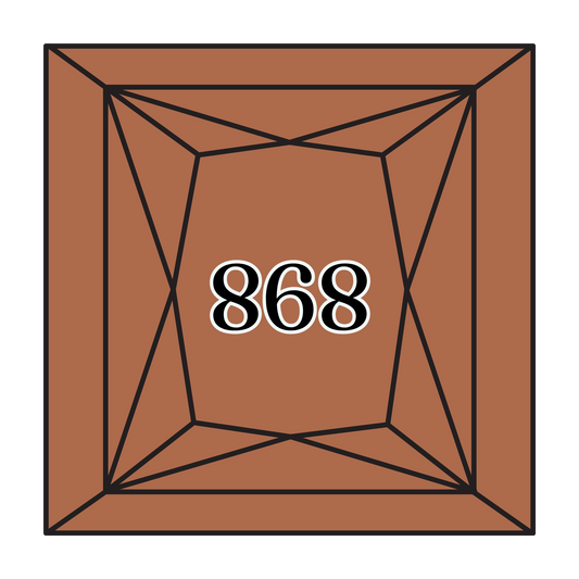 True North Diamond Art Square Diamond Drills 868 - Dark Coffee Brown - Square Bulk Diamond Drills