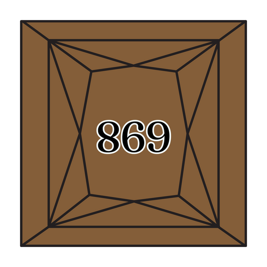 True North Diamond Art Square Diamond Drills 869 - Very Dark Hazelnut Brown - Square Bulk Diamond Drills