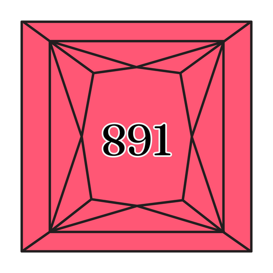 True North Diamond Art Square Diamond Drills 891 - Dark Carnation - Square Bulk Diamond Drills