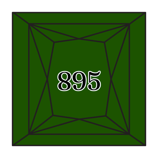 True North Diamond Art Square Diamond Drills 895 - Very Dark Hunter Green - Square Bulk Diamond Drills