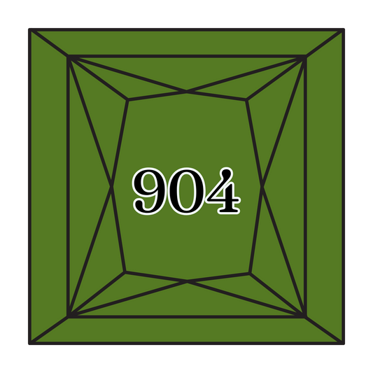 True North Diamond Art Square Diamond Drills 904 - Very Dark Parrot Green - Square Bulk Diamond Drills