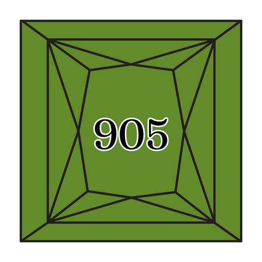 True North Diamond Art Square Diamond Drills 905 - Dark Parrot Green - Square Bulk Diamond Drills