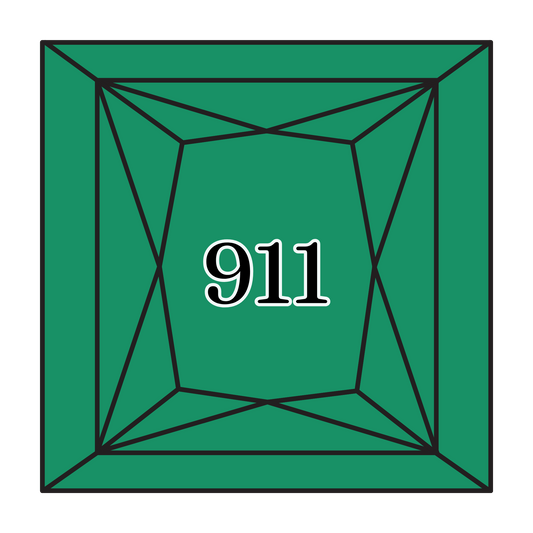 True North Diamond Art Square Diamond Drills 911 - Medium Emerald Green - Square Bulk Diamond Drills