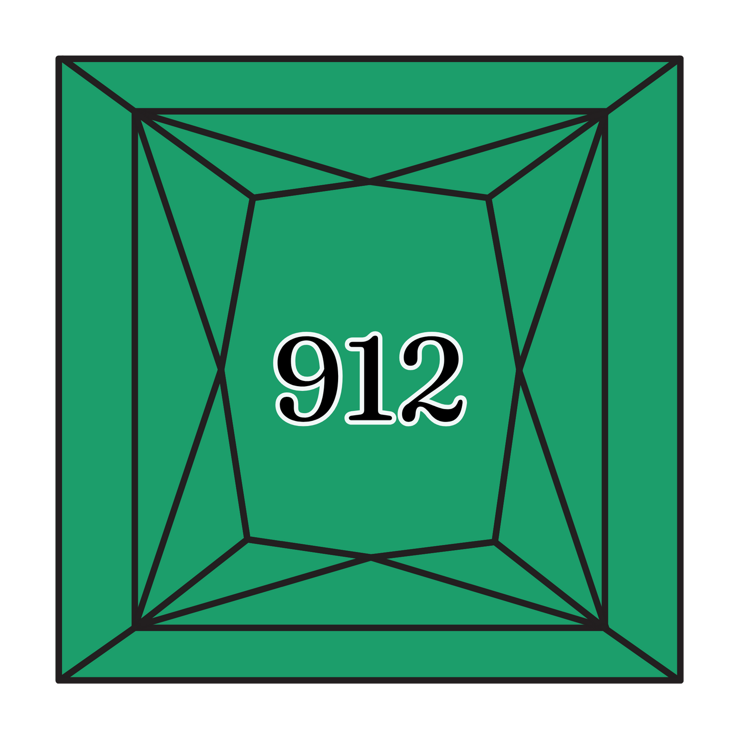 True North Diamond Art Square Diamond Drills 912 - Light Emerald Green - Square Bulk Diamond Drills