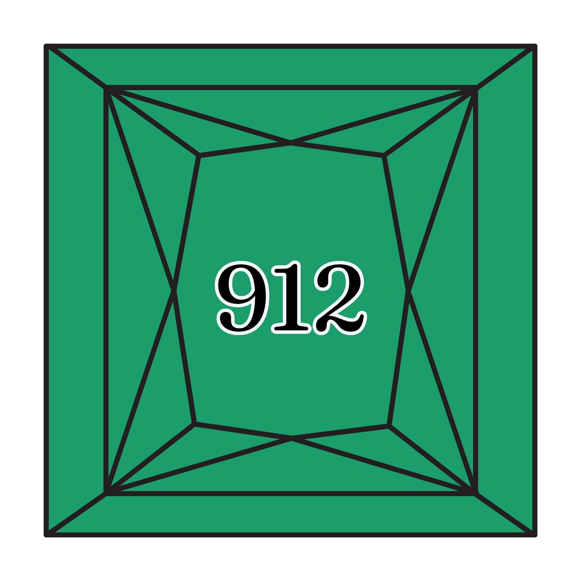 True North Diamond Art Square Diamond Drills 912 - Light Emerald Green - Square Bulk Diamond Drills