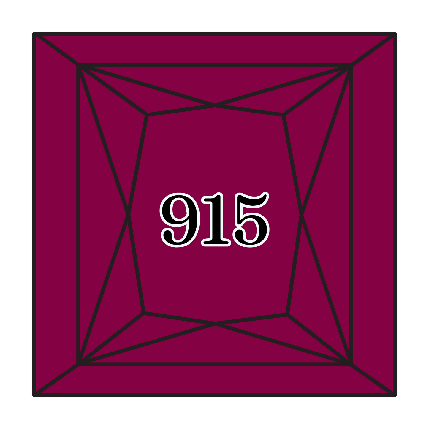 True North Diamond Art Square Diamond Drills 915 - Dark Plum - Square Bulk Diamond Drills