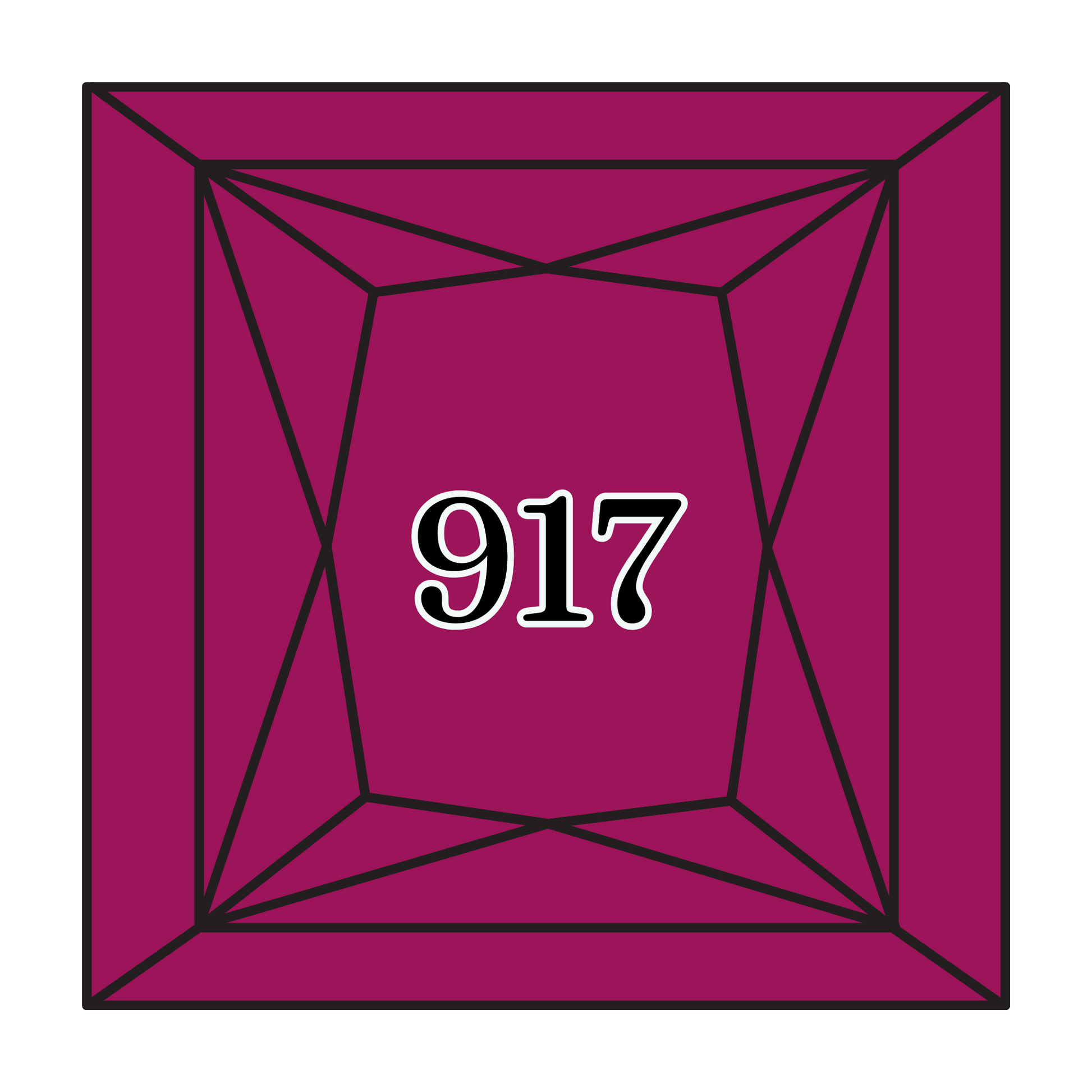 True North Diamond Art Square Diamond Drills 917 - Medium Plum - Square Bulk Diamond Drills