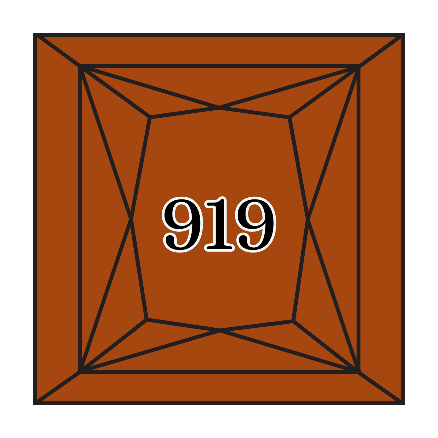 True North Diamond Art Square Diamond Drills 919 - Red Copper - Square Bulk Diamond Drills