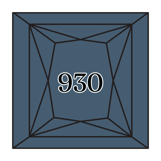 True North Diamond Art Square Diamond Drills 930 - Dark Antique Blue - Square Bulk Diamond Drills