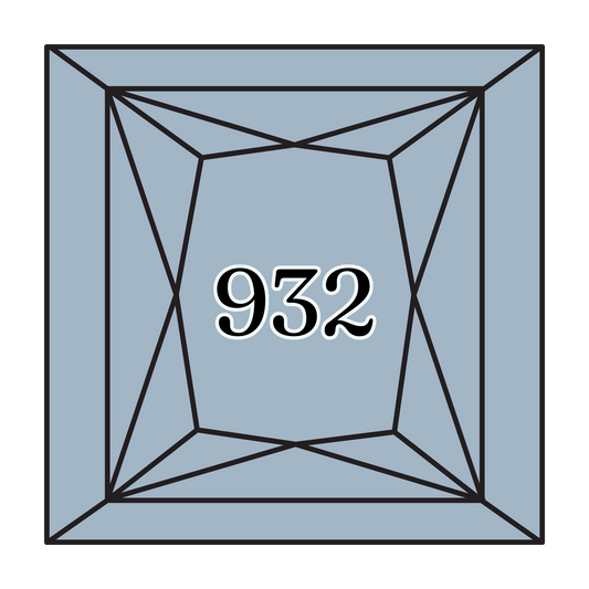 True North Diamond Art Square Diamond Drills 932 - Light Antique Blue - Square Bulk Diamond Drills