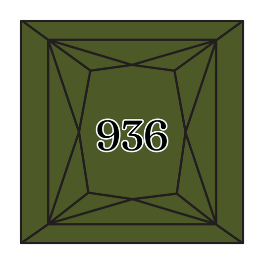 True North Diamond Art Square Diamond Drills 936 - Very Dark Avocado Green - Square Bulk Diamond Drills