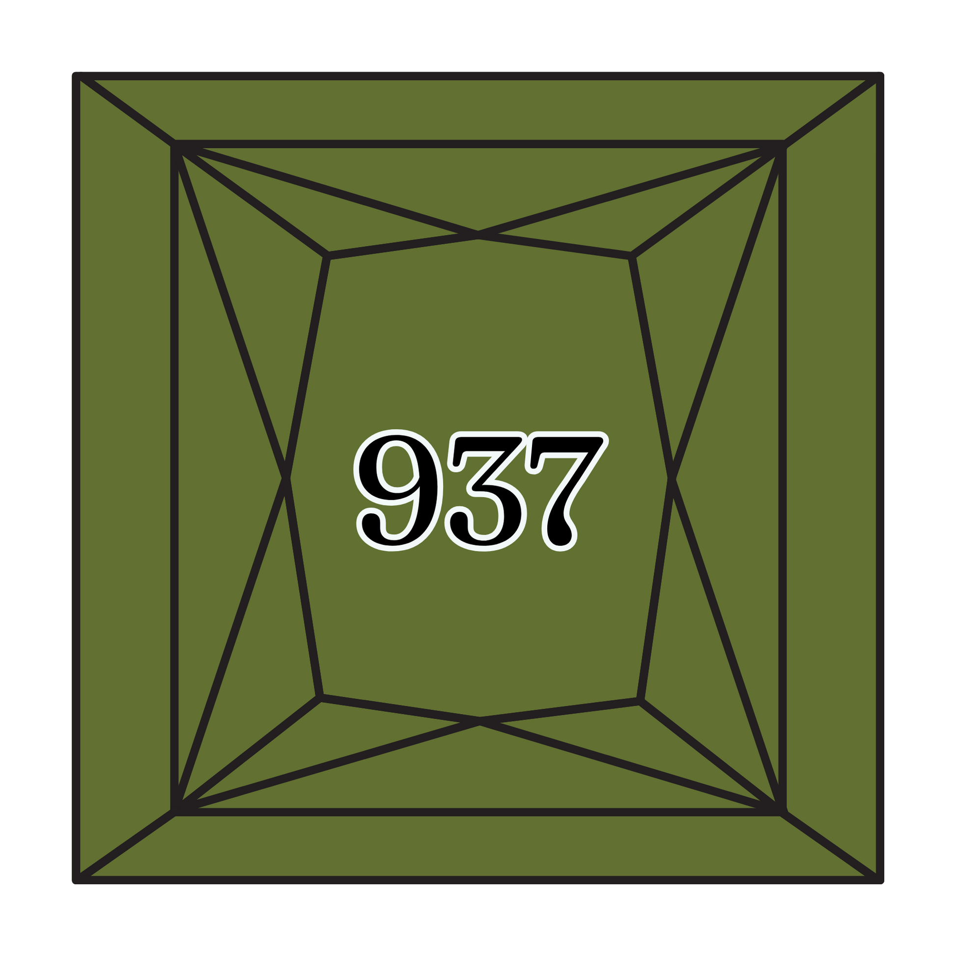 True North Diamond Art Square Diamond Drills 937 - Medium Avocado Green - Square Bulk Diamond Drills