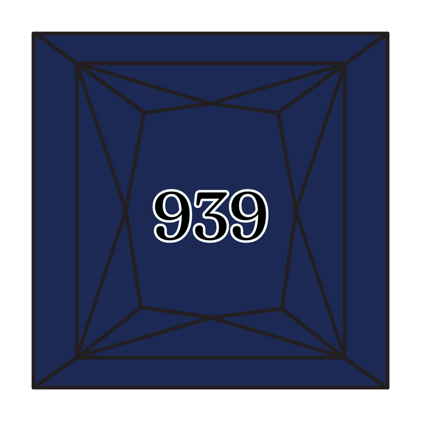 True North Diamond Art Square Diamond Drills 939 - Ultra Dark Navy Blue - Square Bulk Diamond Drills