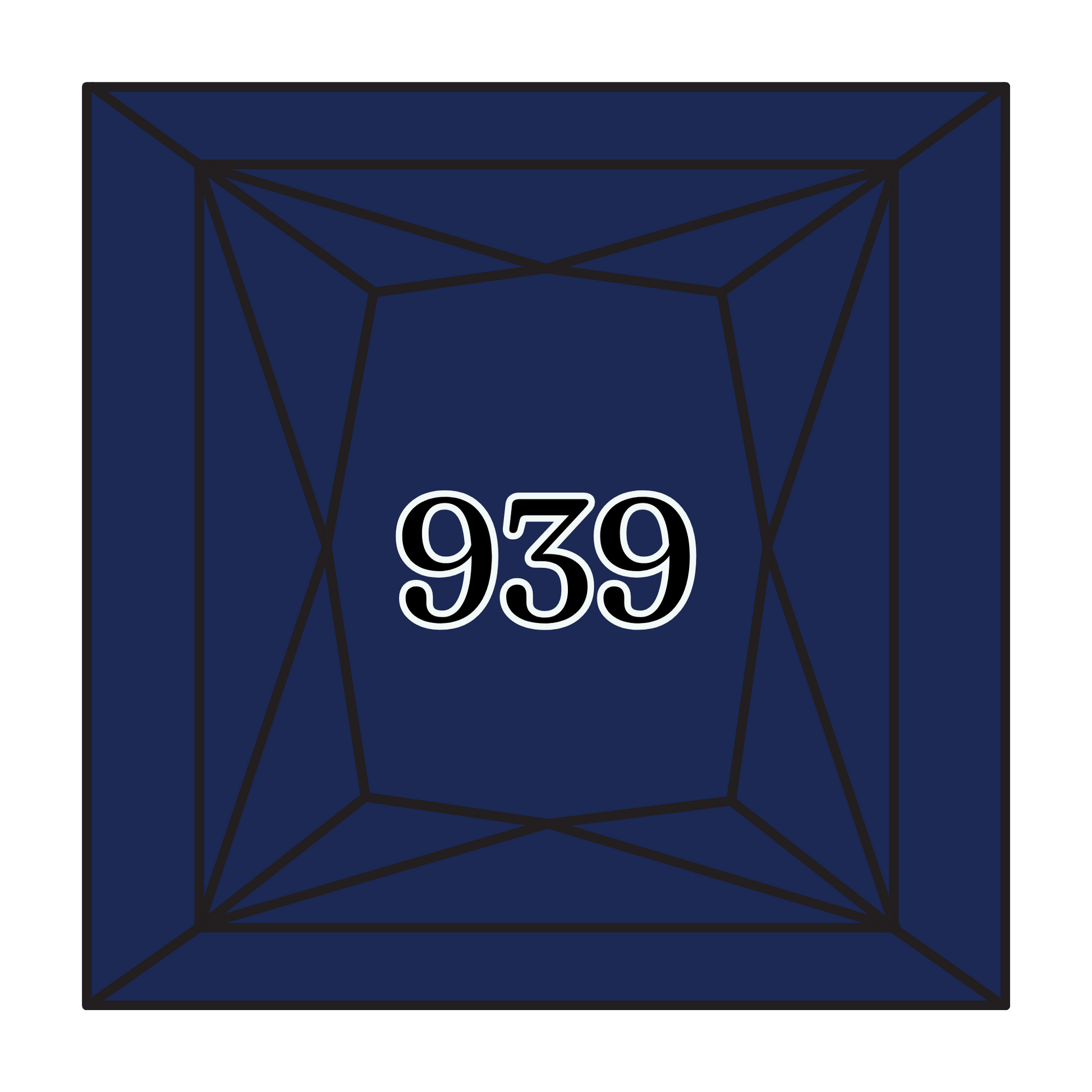 True North Diamond Art Square Diamond Drills 939 - Ultra Dark Navy Blue - Square Bulk Diamond Drills