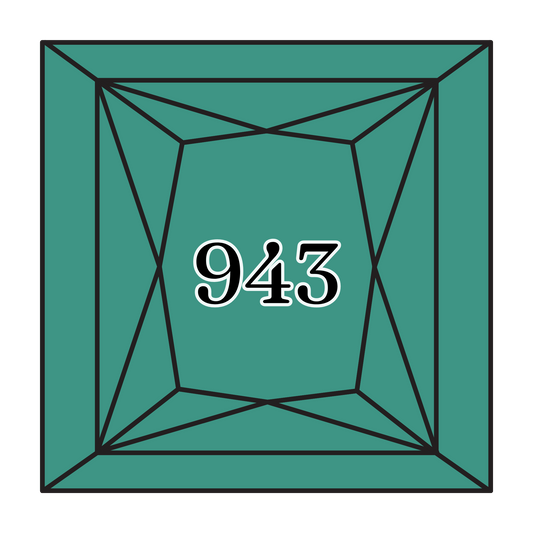 True North Diamond Art Square Diamond Drills 943 - Medium Aquamarine - Square Bulk Diamond Drills