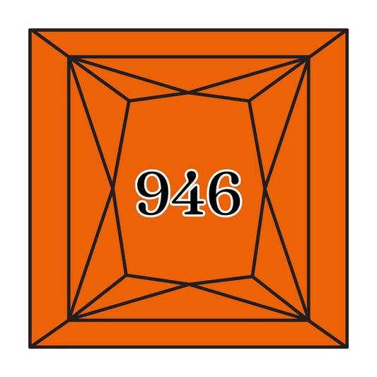 True North Diamond Art Square Diamond Drills 946 - Medium Burnt Orange - Square Bulk Diamond Drills