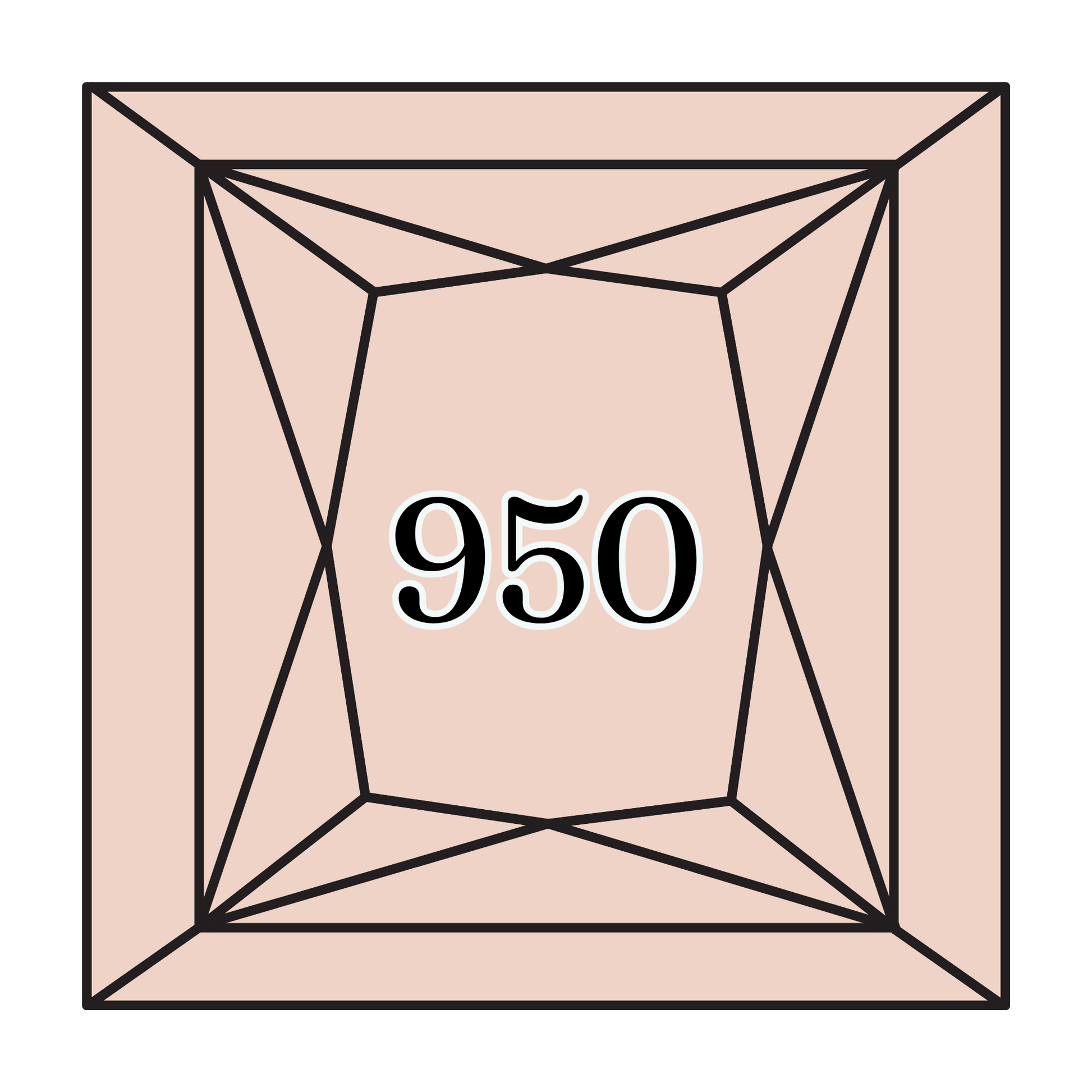 True North Diamond Art Square Diamond Drills 950 -  Light Desert Sand - Square Bulk Diamond Drills