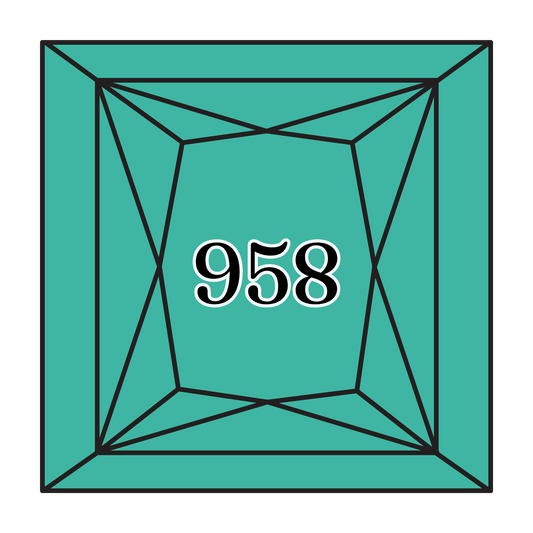 True North Diamond Art Square Diamond Drills 958 - Dark Seagreen - Square Bulk Diamond Drills