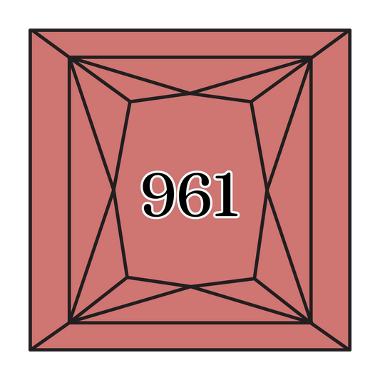 True North Diamond Art Square Diamond Drills 961 - Dark Dusty Rose - Square Bulk Diamond Drills