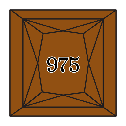 True North Diamond Art Square Diamond Drills 975 - Dark Golden Brown - Square Bulk Diamond Drills