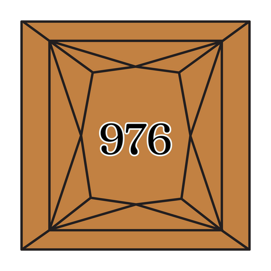 True North Diamond Art Square Diamond Drills 976 - Medium Golden Brown - Square Bulk Diamond Drills