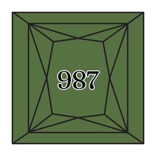 True North Diamond Art Square Diamond Drills 987 -  Dark Forest Green - Square Bulk Diamond Drills