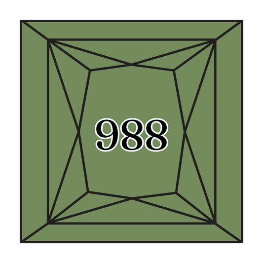 True North Diamond Art Square Diamond Drills 988 - Medium Forest Green - Square Bulk Diamond Drills