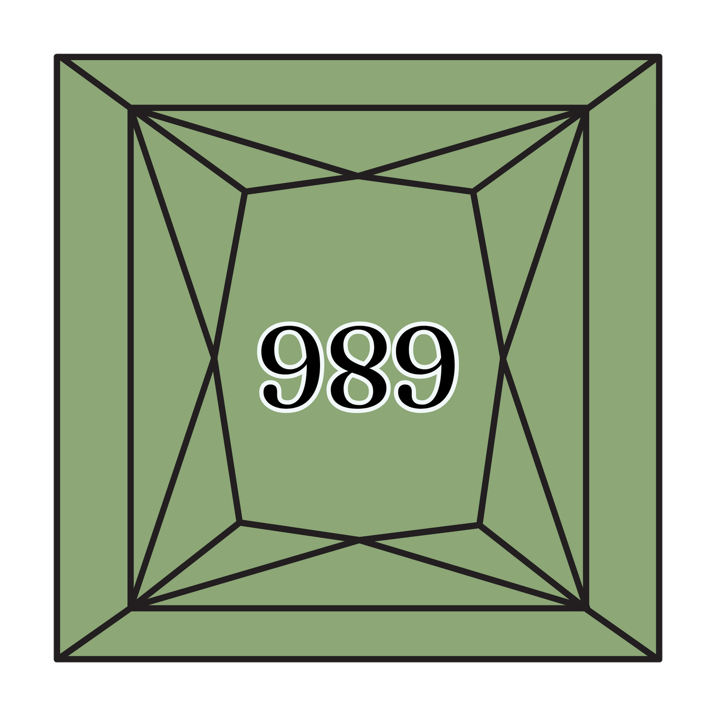 True North Diamond Art Square Diamond Drills 989 - Forest Green - Square Bulk Diamond Drills