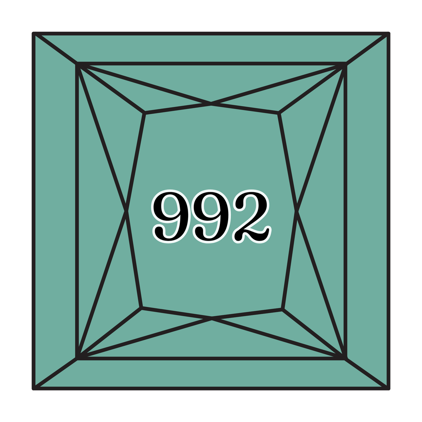 True North Diamond Art Square Diamond Drills 992 - Light Aquamarine - Square Bulk Diamond Drills