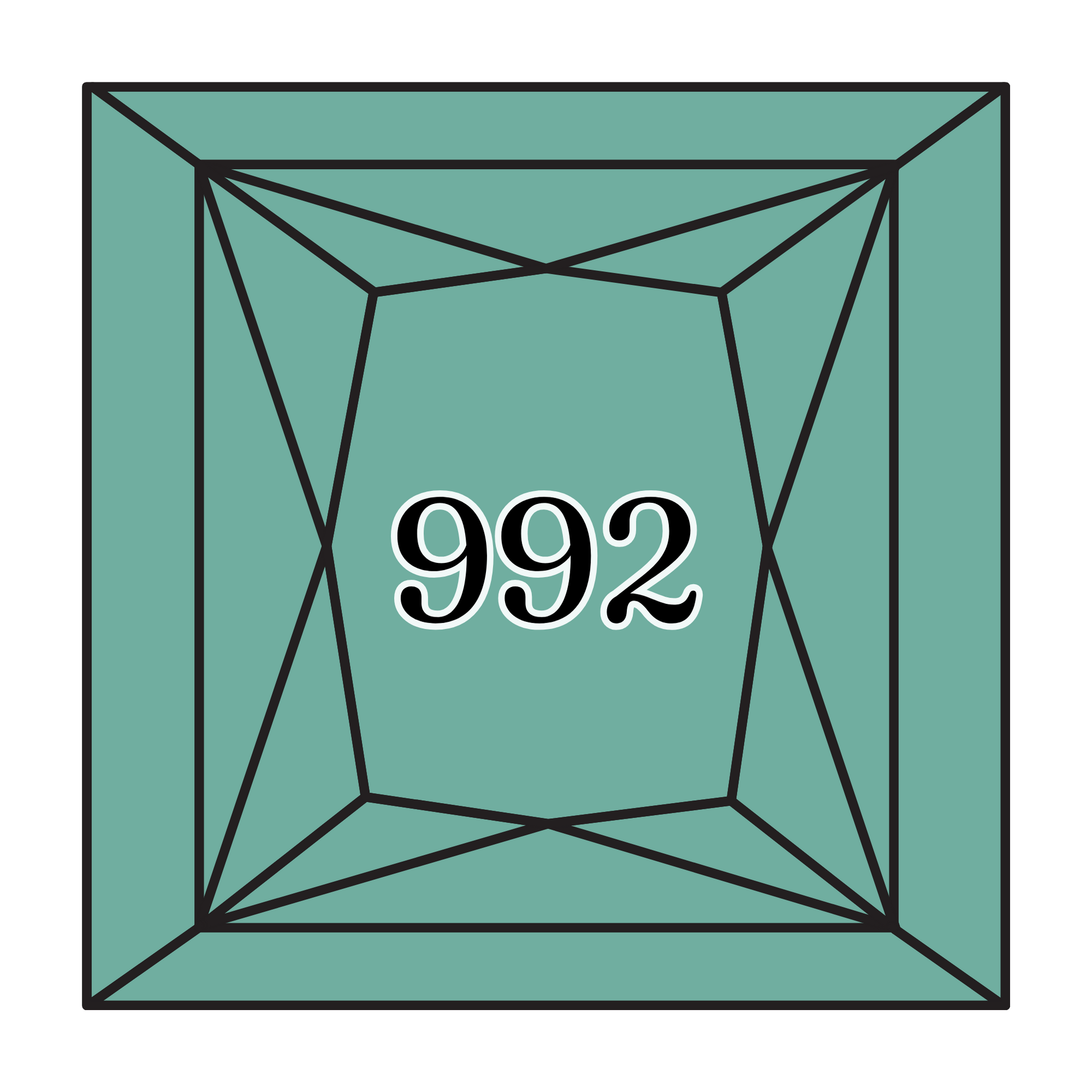 True North Diamond Art Square Diamond Drills 992 - Light Aquamarine - Square Bulk Diamond Drills