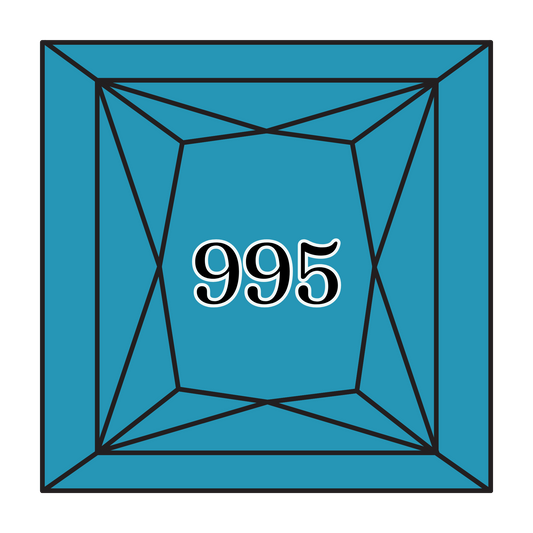 True North Diamond Art Square Diamond Drills 995 - Dark Electric Blue - Square Bulk Diamond Drills