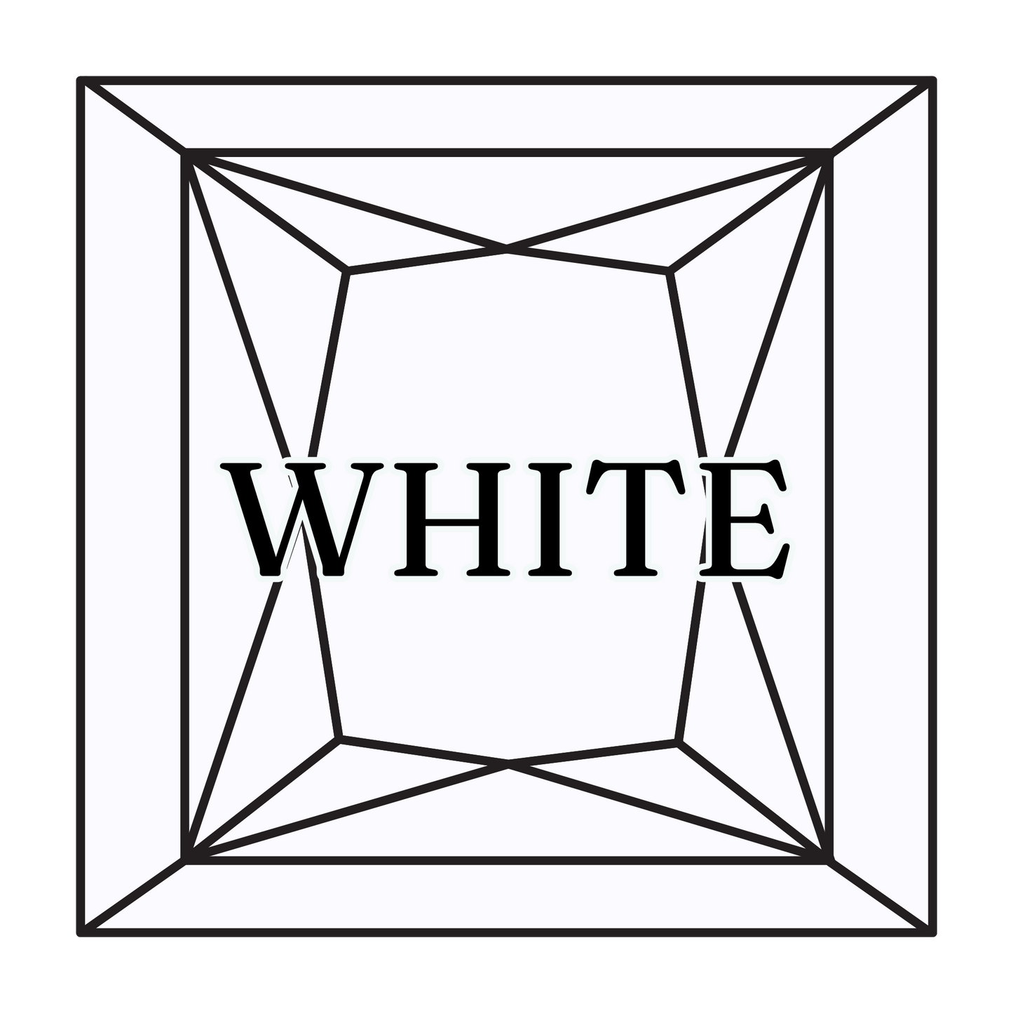 True North Diamond Art Square Diamond Drills WHITE - White - Square Bulk Diamond Drills