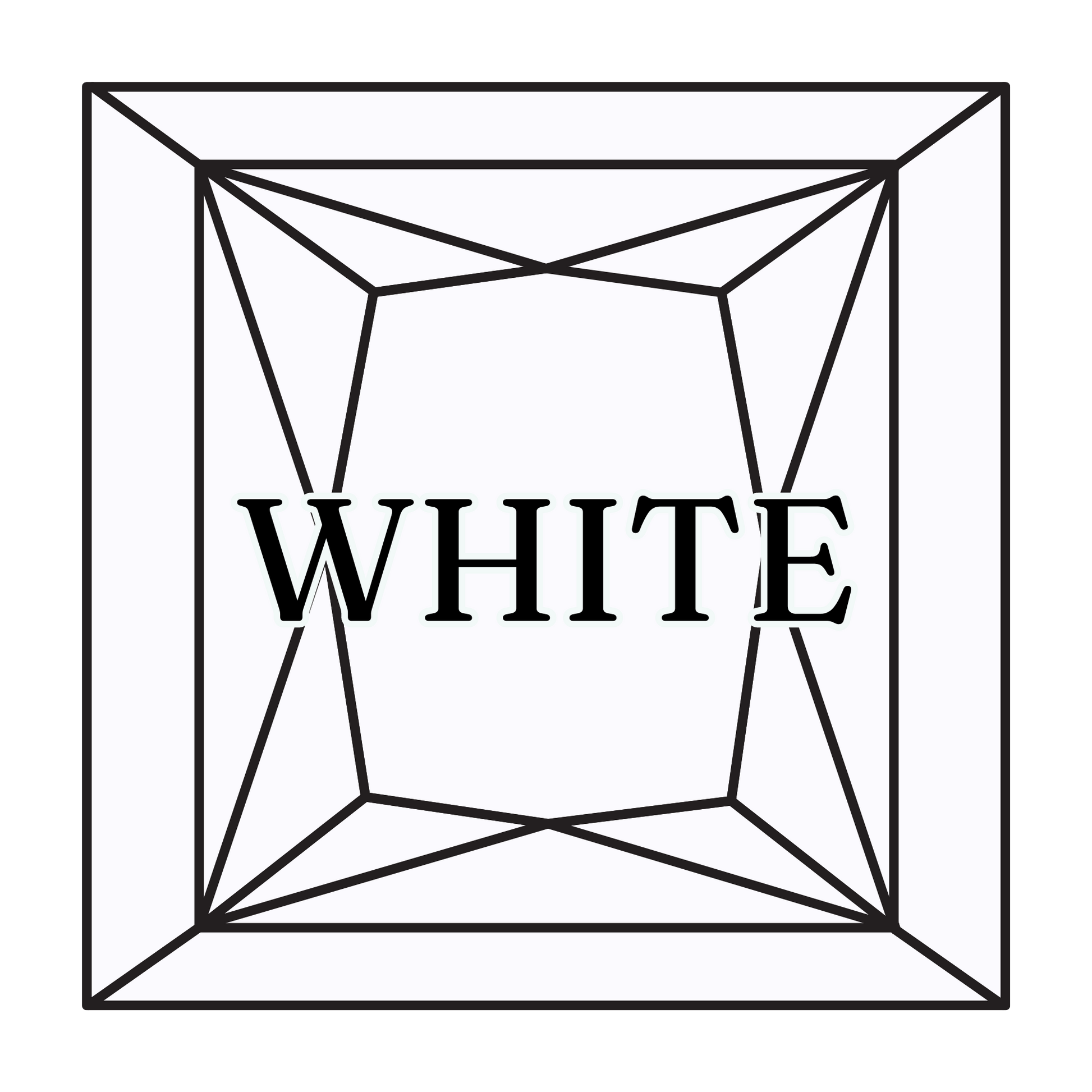 True North Diamond Art Square Diamond Drills WHITE - White - Square Bulk Diamond Drills